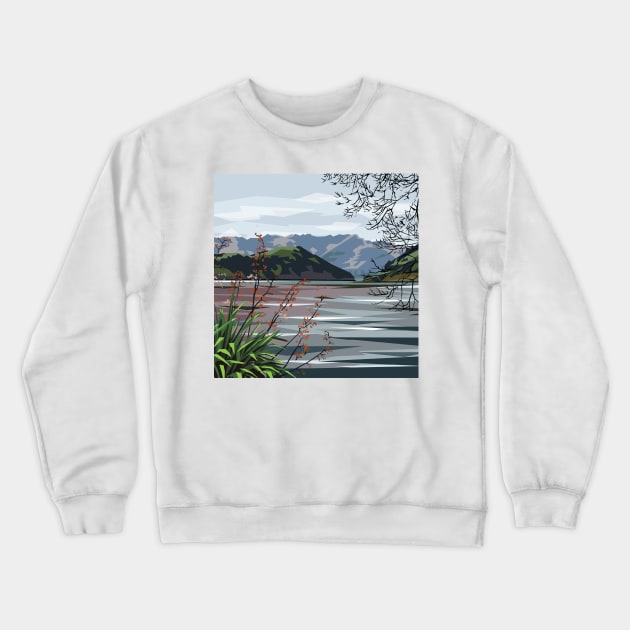 Barry's Bay, NZ. Crewneck Sweatshirt by irajane